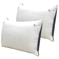 INDIAN 印地安 舒眠透氣兩用枕, 2個, 白色