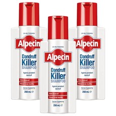 Alpecin 抗頭皮屑洗髮露, 250ml, 3瓶