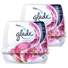 滿庭香 Glade 除臭清香凝膠 完美花香 濃度可自行調整, 180g, 2罐