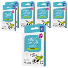 derma Angel 護妍天使 痘痘隱形貼 水楊酸添加小痘專用 直徑10mm, 24入, 6盒