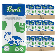 Berti 歐洲寶貝優質保久牛乳, 36瓶, 1L