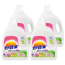 Magic Amah 妙管家 濃縮洗衣精 亮彩 小蒼蘭花香, 4kg, 4桶