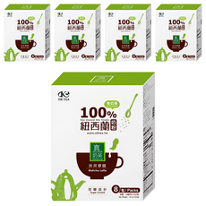 歐可茶葉 控糖系列 抹茶拿鐵, 紐西蘭奶粉, 甜度可調, 28g, 8包, 5盒
