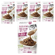 MIAWMIAW 妙喵濃厚主食軟包 3號, 鮭魚, 70g, 6包