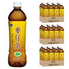 悅氏 麥仔茶 Oligo寡糖添加, 550ml, 72瓶