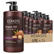 KERASYS 摩洛哥堅果油護髮乳 1L, 8瓶
