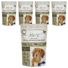 Herz 赫緻 乾飼料 輕巧包, 無穀紐西蘭草飼牛, 100g, 5包