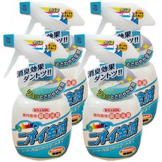 Willson 汽車專用瞬間消臭劑 滅菌 空氣清新 適用於車內和居家, 270ml, 4瓶