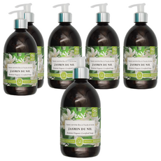 法國TADE 純淨液態皂 尼羅河茉莉花 500ml 天然植物油 溫和潔淨, 6瓶