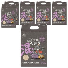 唯寶 凝混哪裡混合貓砂 不能沖馬桶, 乾爽款, 2.5kg, 6袋