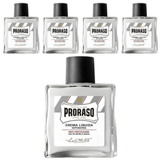 Proraso 白標敏感肌鬍後乳 -義大利刮鬍護理 舒緩保濕 適用, 100ml, 5罐