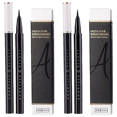 amortals爾木萄 跌落彩虹彩色眼線液筆 c01 胖仔黑布林, 2入