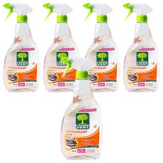 L'ARBRE VERT 綠活維 廚房清潔噴霧, 有效滲透髒污, 噴霧設計, 740ml, 5瓶