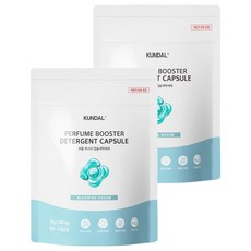 KUNDAL 昆黛爾 高濃縮香氛洗衣膠囊 杜桑香氣, 40顆, 2袋