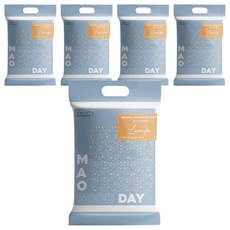 MAODAY 毛商行 無塵高凝結O2納基除臭礦砂, 薰衣草, 5包, 4kg