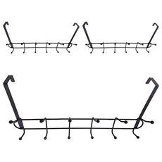 BEER BEAR 皮久熊 鏡面門後雙層6掛勾 MY5670 50 x 22 x 12cm, 3個