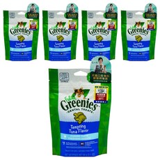 Feline Greenies 貓咪潔牙餅, 60g, 5個, 鮪魚