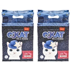 O'KAT 美喵人生 仿礦型豌豆凝結貓砂, 文青薔薇, 6L, 2袋