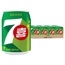 7up 七喜 汽水, 250ml, 48罐