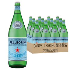 SANPELLEGRINO 聖沛黎洛 天然氣泡礦泉水, 500ml, 24瓶