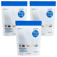 韓爸田園日記 粉碎型美味昆布兒童高湯包, 含鯷魚、昆布、蝦子、海帶、蘿蔔等多種營養成分, 80g, 3包