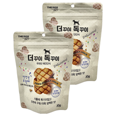 THE DOG 爐烤點心餅乾 鱈魚, 犬用, 30g, 2袋