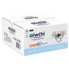 aiwibi 愛薇彼 清新乾爽黏貼型紙尿褲 12~17kg, XL, 120片