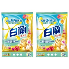 白蘭 蘊含熊寶貝 馨香精華洗衣粉 花漾清新, 4.25kg, 2包
