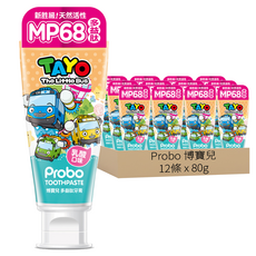 Probo 博寶兒 多益肽牙膏 乳酸口味, 80g, 12條