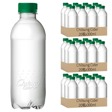 Chilsung Cider 無標籤汽水 300ml Set, 60瓶