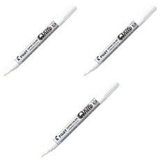 PILOT 百樂牌 SCWEF 油漆筆, 白色, 3支, 1色