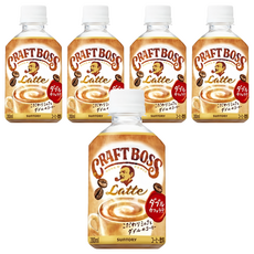 日本BOSS 濃郁歐蕾咖啡飲料 280ml 香濃滑順 隨時享受日式咖啡風味, 5瓶