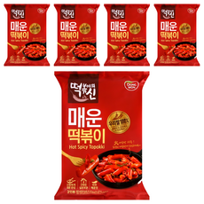 Dongwon 東遠 辣炒年糕, Hot Spicy Topokki, 2人份, 400g, 5包