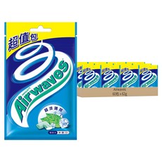 Airwaves 超涼無糖口香糖 超涼薄荷口味, 62g, 60包