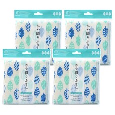 KOKUBO 小久保 四季物語清潔抹布 摩登葉片, 4條