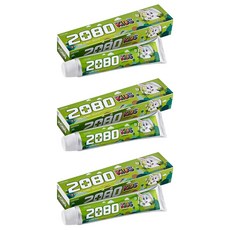 2080 KIDS 強齒健齦兒童牙膏 蘋果口味 含維他命E, 80g, 3條