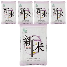 天生好米 富里新米芋香米 1.5kg, 5包 - 花蓮產地直送，口感Q彈，芋香濃郁, CNS 二等