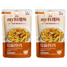 金車 my料理所 筍絲控肉, 2包, 565g