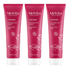 Melvita 蜜葳特 粉紅胡椒美體磨砂蜜, 3條, 150ml