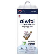 aiwibi 愛薇彼 零觸感瞬吸拉拉褲紙尿褲 6~11kg, M, 48片