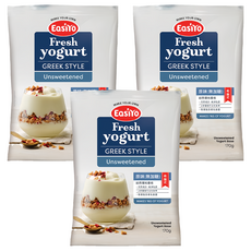 EasiYo 希臘式 優格粉 原味, 紐西蘭原裝進口, 含百億乳酸菌, 170g, 1包, 3包