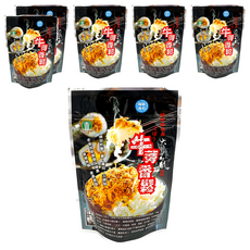 臺南將軍區農會 牛蒡香鬆 辣味海苔, 6包, 220g