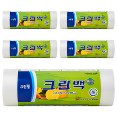 CLEANWRAP 滾筒塑膠袋 5捲 2500張入 - 食品級材質, M(35 x 25cm), 500個