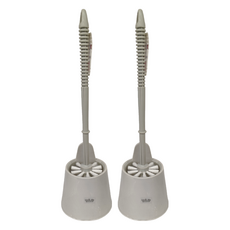 UdiLife 優的生活大師 hold 刷 吸壁式馬桶刷組, 灰色, 2組