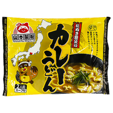山本製粉 咖哩烏龍麵 2人份 日式濃郁湯頭 麵條Q彈滑順, 382g, 1包