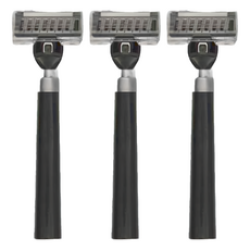 blak 經典刮鬍刀-極致黑, 3支, 1入