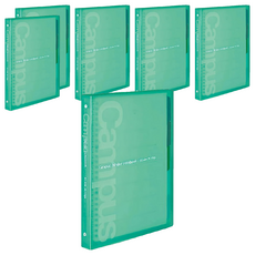 KOKUYO 國譽 Campus 繽紛活頁夾B5 26孔, 淺綠色, 6本