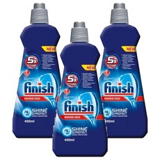 finish 洗碗機光潔劑 原味, 400ml, 3瓶