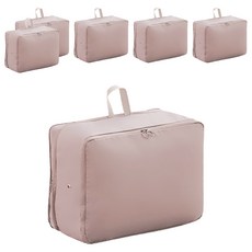 晟龍 雙拉鍊壓縮收納袋 特大, 6個