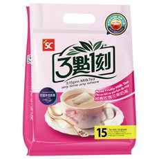 3點1刻 經典玫瑰花果奶茶, 20g, 15包, 1袋